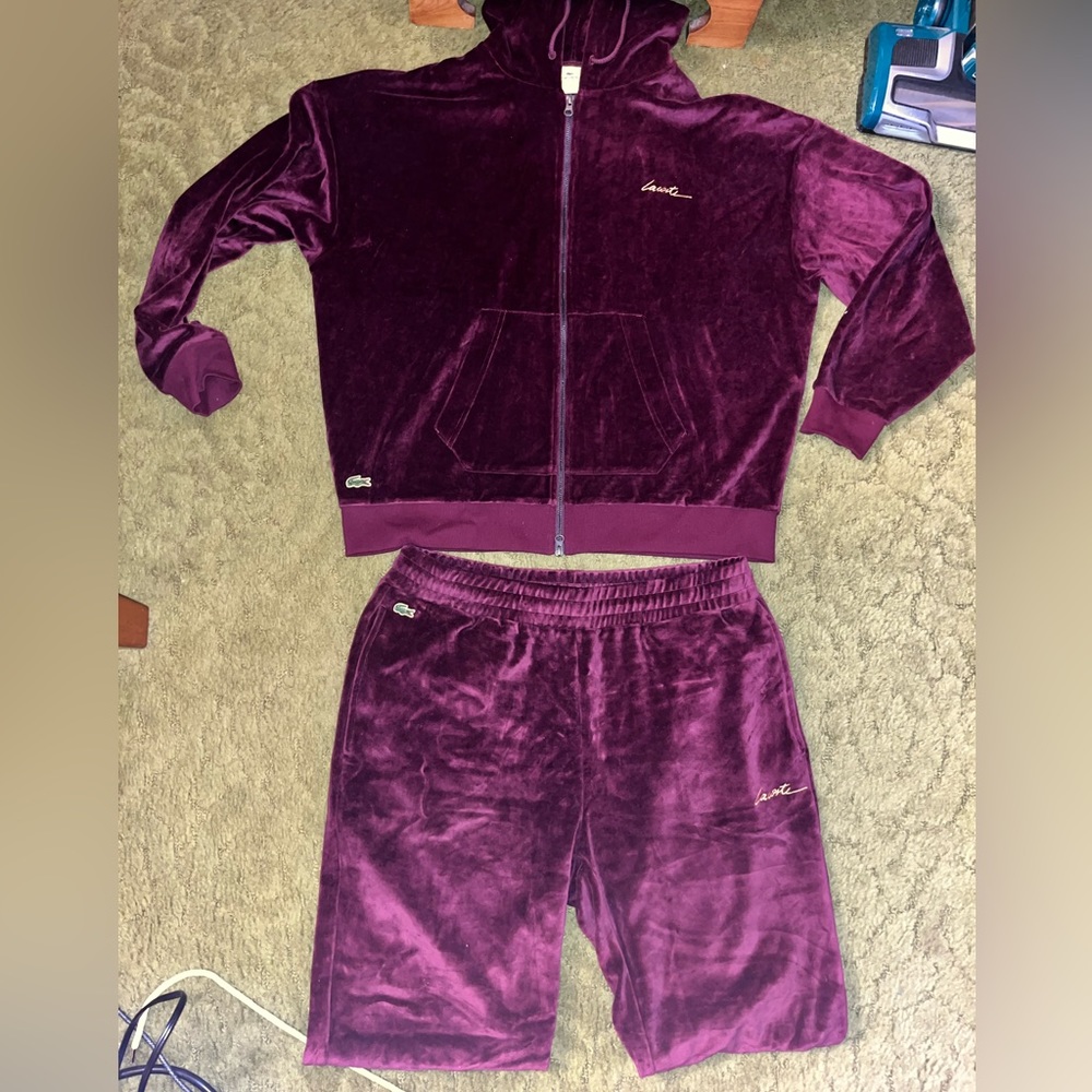 Lacoste L!VE Men Track Suit: Jacket XL/Pants L